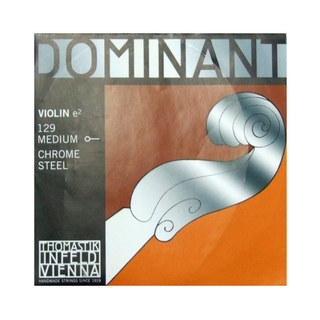 Thomastik-Infeld Dominant No.129 E線 ボール・ループ兼用エンド スチール ドミナント バイオリン弦