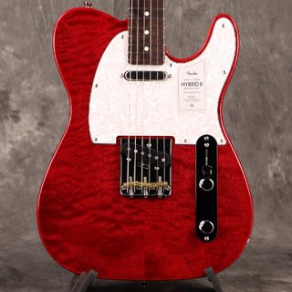 Fender 2024 Collection Made in Japan Hybrid II Telecaster QMT Rosewood FB Red Beryl [限定][S/N JD24015503]