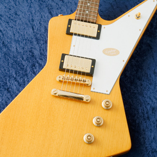 Epiphone Inspired By Gibson Custom Shop Korina 1958 Explorer -Aged Natural-【#3717】【町田店】【決算セール!】