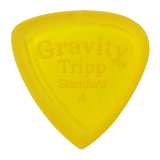 Gravity Guitar PicksTripp -Standard Master Finish- GTRS4M 4.0mm Yellow ギターピック