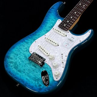 Fender 2024 Collection Made in Japan Hybrid II Stratocaster QMT Rosewood Aquamarine(重量:3.45kg)【渋谷店】