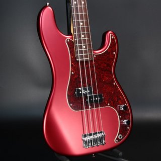 Fender Made in Japan FSR Hybrid II Precision Bass Satin Candy Apple Red w/Matching Head 【名古屋栄店】