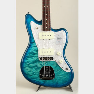 Fender Fender 2024 Collection Made in Japan Hybrid II Jazzmaster Quilt Aquamarine 【S/N JD2409164】