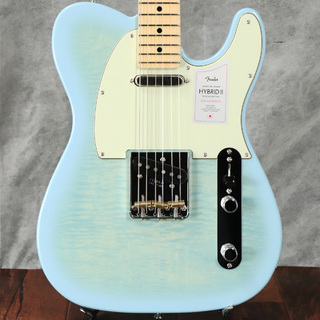 Fender2024 Collection Made in Japan Hybrid II Telecaster Maple Fingerboard Flame Celeste Blue  【梅田店】