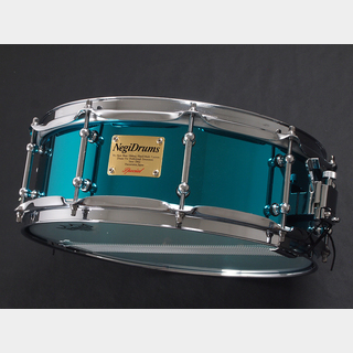 Negi Drums Blue on Steel Snare 14"x5" BUPSU1450P