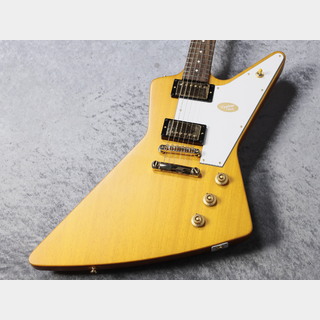 Epiphone【ラスト1本!】Inspired By Gibson Custom Shop Korina 1958 Explorer Aged Natural #23071530725 [3.21kg]