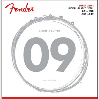 Fender 250L エレキギター弦 ライトゲージ 009-042 0730250403
