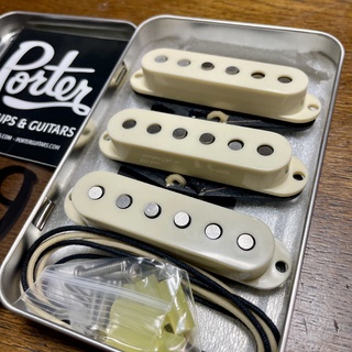 Porter Pickups 1950's Strat Set - Aged white