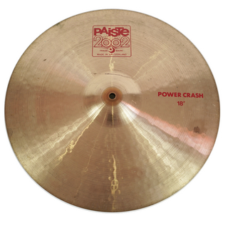 PAiSTe 【中古】 PAISTE パイステ 2002 Power Crash 18インチ クラッシュシンバル