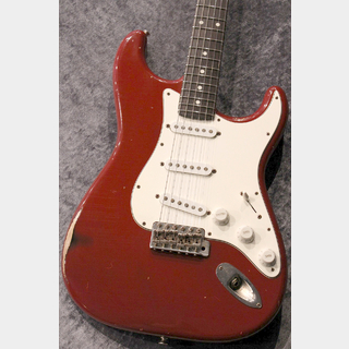 八弦小唄 60's Stratocaster 22F Rosewood FB Dakota Red #11161 【漆黒のローズ指板】【薄虎ネック】【3.46kg】