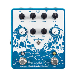 EarthQuaker Devices Avalanche Run コンパクトエフェクター ステレオディレイ＆リバーブ