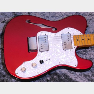 FenderUSA American Vintage 72 Telecaster Thinline Candy Apple Red