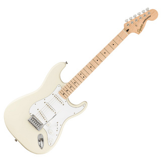 Squier by Fender Affinity Series Stratocaster Maple Fingerboard White Pickguard Olympic White