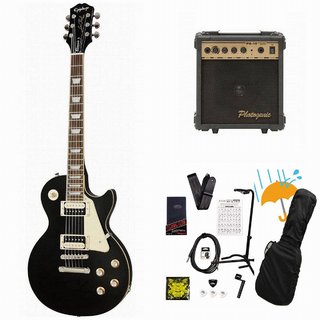 EpiphoneLes Paul Classic Ebony レスポール エレキギター PG-10アンプ付属エレキギター初心者セットR【WEBSHOP】