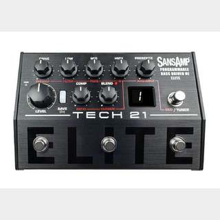 TECH21 SANSAMP BASS D DI 定番ベースプリアンプ サンズアンプの定番モデルが進化！“Programmable Bass Driver ELITE
