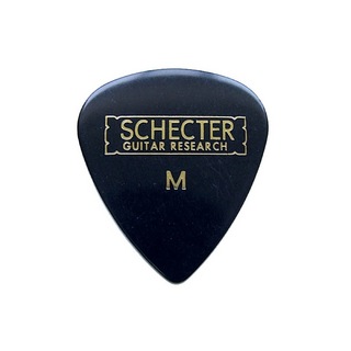 SCHECTERSPT-MC10 BK ティアドロップ型 MEDIUM セルロイド ギターピック×50枚