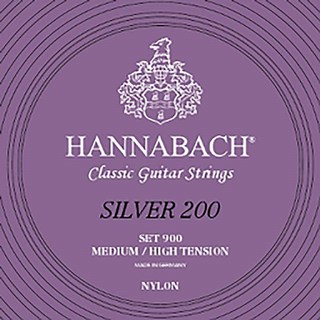 HANNABACHクラシックギター弦 Silver 200 Medium/High Tension