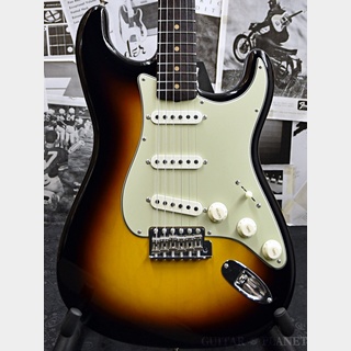 Fender Custom Shop Vintage Custom 1959 Stratocaster FLASH-COAT N.O.S. -Wide Black Faded 2 Color Sunburst-