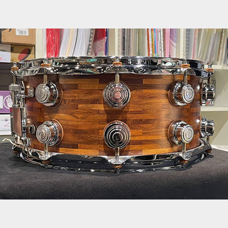 Sota DrumsAmazon Rosewood Segment Block Shell Snare Drum 14"×6.5"