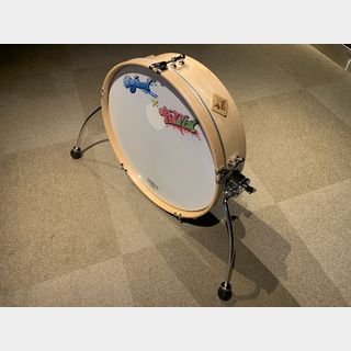 riddim シングルヘッドバスドラム　16”×4”