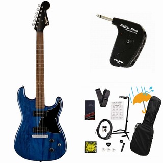 Squier by Fender Limited Edition Paranormal Strat-O-Sonic Sapphire Blue Transparent GP-1アンプ付属エレキギター初心者