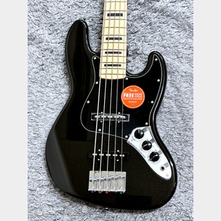 Squier by Fender Affinity Series Active Jazz Bass V Black Metallic / Maple【2024年最新モデル】【5弦アクティブベース】