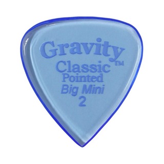 Gravity Guitar Picks Classic Pointed -Big Mini- GCPB2P 2.0mm Blue ギターピック