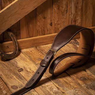 Blue Bell Straps1938 The Johnson Strap Aniline -Dark Coffee-【ギブソンフロア取扱品】