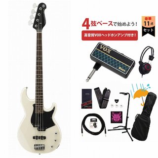 YAMAHABB234 ヴィンテージホワイト(VW) BB200 Series Broad Bass VOXヘッドホンアンプ付属エレキベース初心者セッ