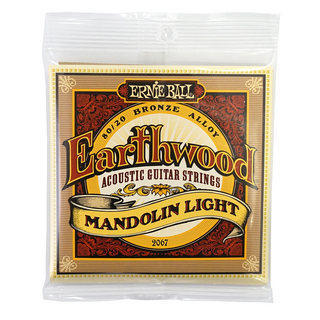 ERNIE BALL アーニーボール 2067 Earthwood Mandolin Light Loop End 80/20 Bronze 9-34 Gauge マンドリン弦
