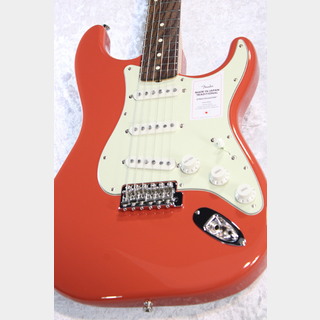 Fender Made in Japan Traditional 60s Stratocaster Fiesta Red  #JD24021085【軽量個体3.44kg!】