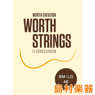 Worth BM-LG Brown ウクレレ弦 ブラウンフロロカーボン Medium Low-G セット