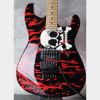 Charvel Warren DeMartini Blood and Skull + D-Tuner  Black