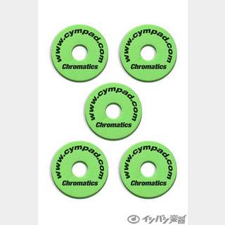 CYMPAD 40mmx15mm 5set Cympad Chromatics Green シンバルワッシャー【池袋店】