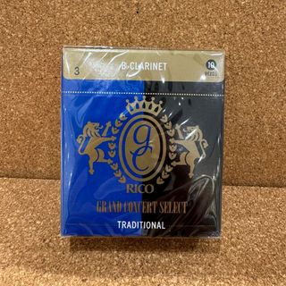 D'Addario Woodwinds/RICO リード B♭クラリネット用 グランド・コンサート・セレクト トラディショナル 強度3