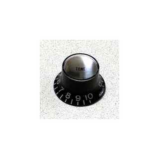 Montreux Selected Parts / Metric Reflector Knob Tone BK (Silver Top) [8854]