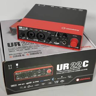 Steinberg UR22C RD (レッド) オーディオインターフェイス USBタイプC 搭載