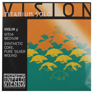 Thomastik-InfeldVision Titanium Solo VIT04 G線 シルバー バイオリン弦