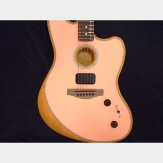 Fender Acoustasonic Player Jazzmaster Rosewood Fingerboard  Shell Pink