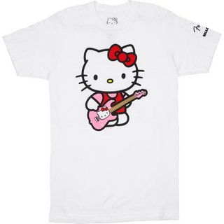 Fender Clothing & Collectibles Fender x Hello Kitty White Sleeve Hit Logo Tee M-Size フェンダー Tシャツ【WE