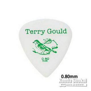 PICKBOY GP-TG-T/08 Terry Gould Guitar Pick Teardrop 0.80mm, White