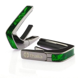 Thalia Capos BLACK CHROME GREEN ANGEL WING【Exotic Shell】 