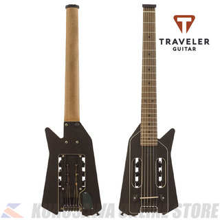 Traveler Guitar Ultra-Light EDGE Black (BLK)《ピエゾ搭載》【ストラッププレゼント】(ご予約受付中)