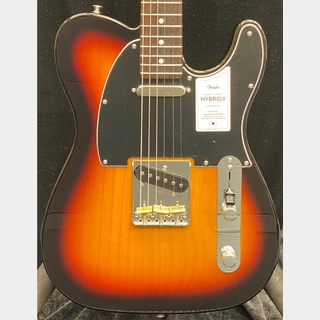 Fender Made In Japan Hybrid II Telecaster -3 Color Sunburst/Rosewood-【JD23022785】【3.19kg】