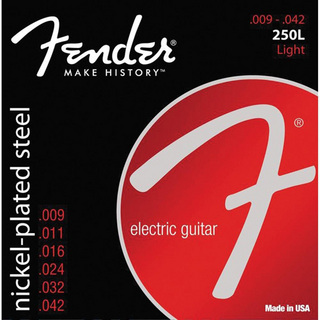 FenderSuper 250's Nickel Plated Steel 250L Light 09-42 【WEBSHOP】