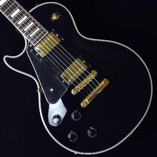 Burny RLC-60 LH BLK（ブラック）左利きモデル レスポールカスタム エレキギター レフティ レフトハンドモデル 黒