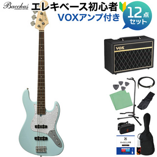 Bacchus WJB-360R PTL-SOB ベース 初心者12点セット 【VOXアンプ付】