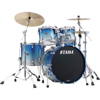 TamaStarclassic Walnut/Birch 4pc Drum Kit - Molten Blue Ice Fade [WBS42S-MBI]