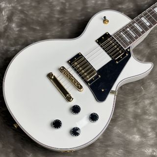 BacchusDUKE-CTM WH レスポールカスタムタイプ エレキギター ホワイト 白【商品入れ替えのため特価！】