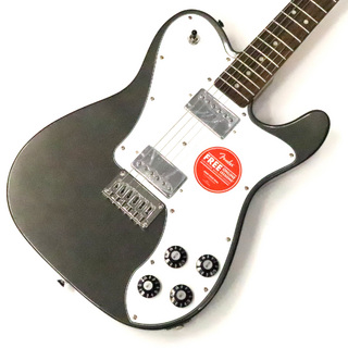 Squier by Fender Affinity Series Telecaster Deluxe, Laurel Fingerboard, White Pickguard, Charcoal Frost Metallic